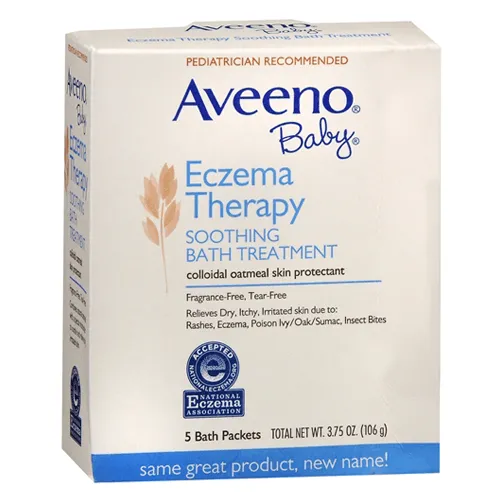 Aveeno Baby Eczema Soothing Bath Therapy Treatment, 5 Bath Packets