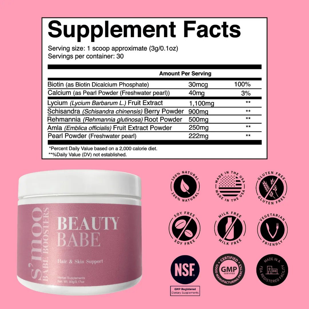Beauty Babe - Adaptogens for Hair and Skin Support