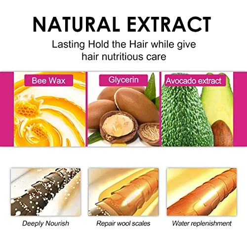 BestLand Hair Wax Stick, Flyaways Hair Stick Non-greasy Styling Wax Stick for Hair Edge Control Hair Finishing Slick Wax Stick Flyaways Edge Frizz Baby Hairs (2.7 Fl Oz (Pack of 1))