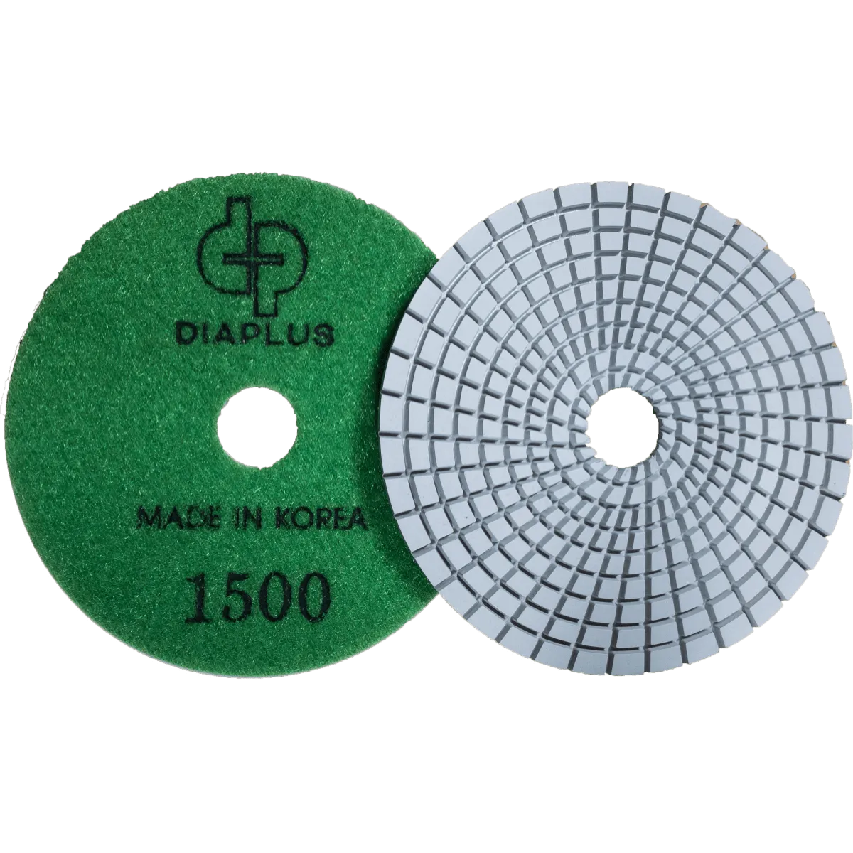 Dia Plus White Pads for Engineered Stone, Quartz, and Light Marbles