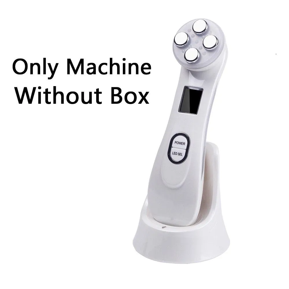 LED Photon Mesotherapy Electroporation RF Radio Frequency Face Lifting Wrinkle Reduction Massager