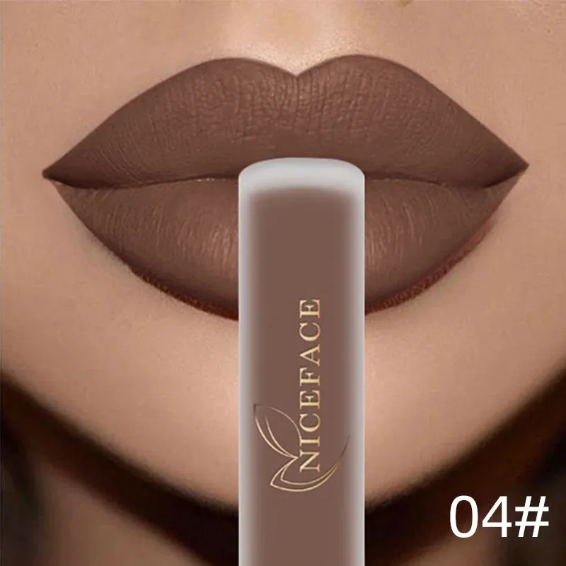 Trendy Waterproof Matte Velvet  Lipgloss