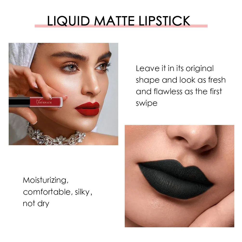 Trendy Waterproof Matte Velvet  Lipgloss