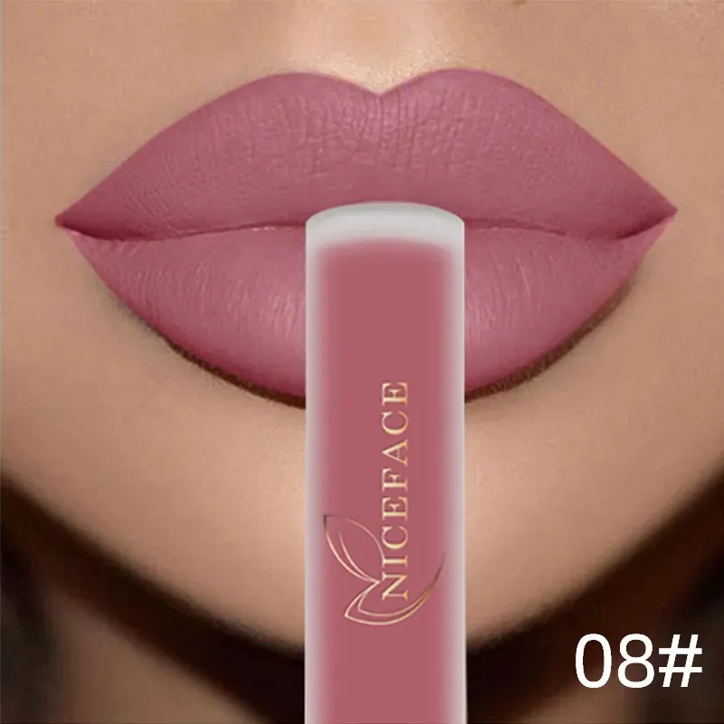 Trendy Waterproof Matte Velvet  Lipgloss