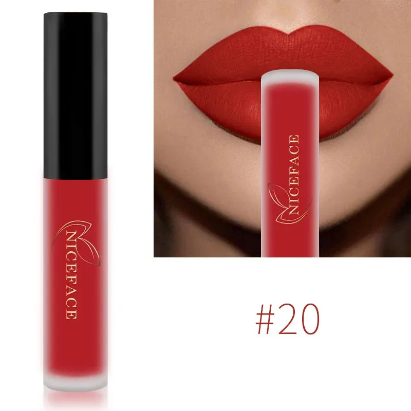 Trendy Waterproof Matte Velvet  Lipgloss