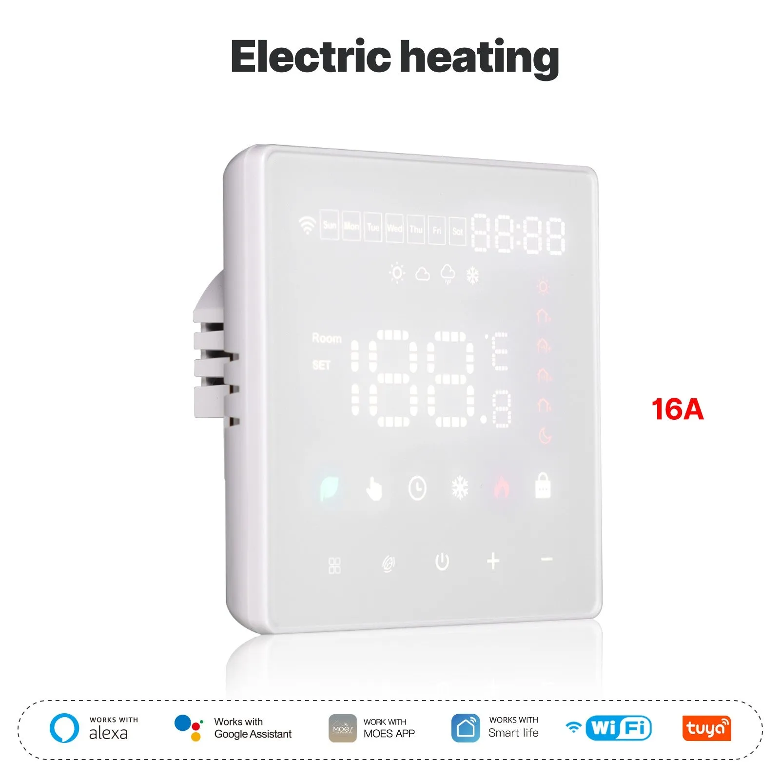 WiFi Smart Thermostat Programmable Temperature Controller Water Boiler Electric Heating