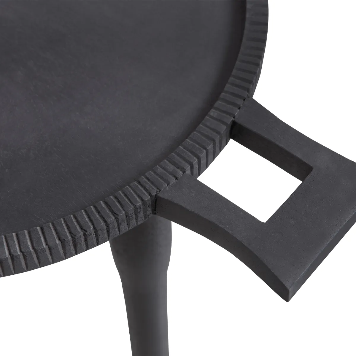 Wynny Black Mango Wood Side Table